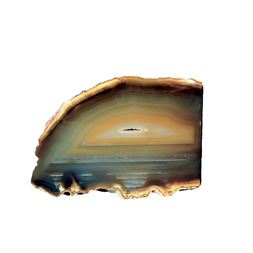 Sunset Druzy Geode Bookend