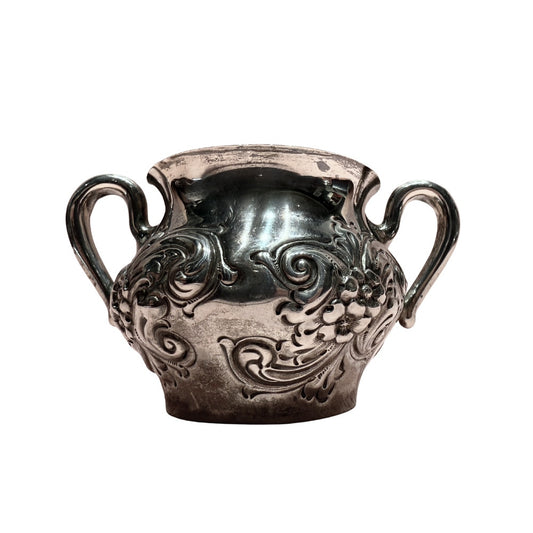 J. F. Fradley & Co. Floral Sterling Silver Sugar Bowl
