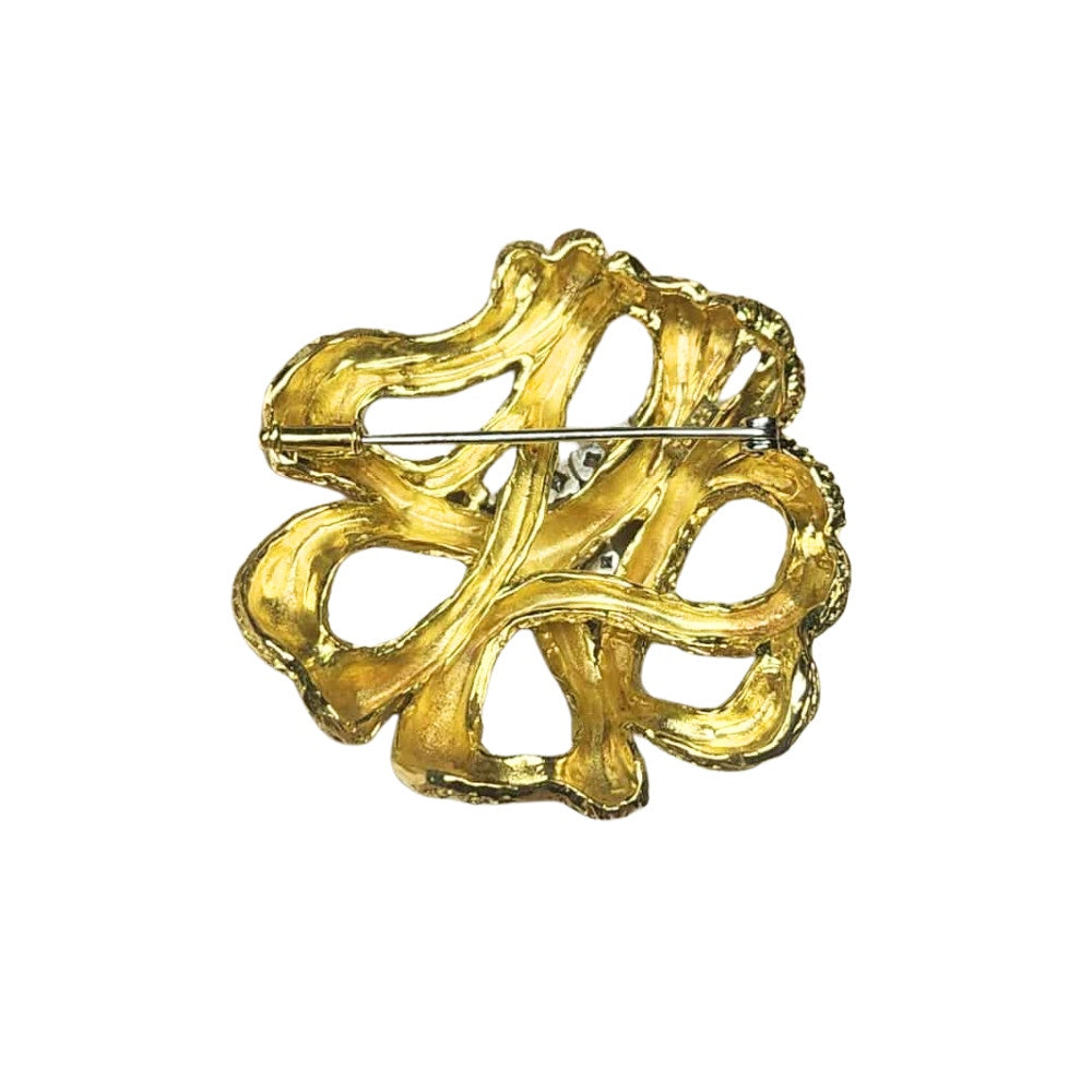 Carl F. Bucherer 18K Diamond Brooch