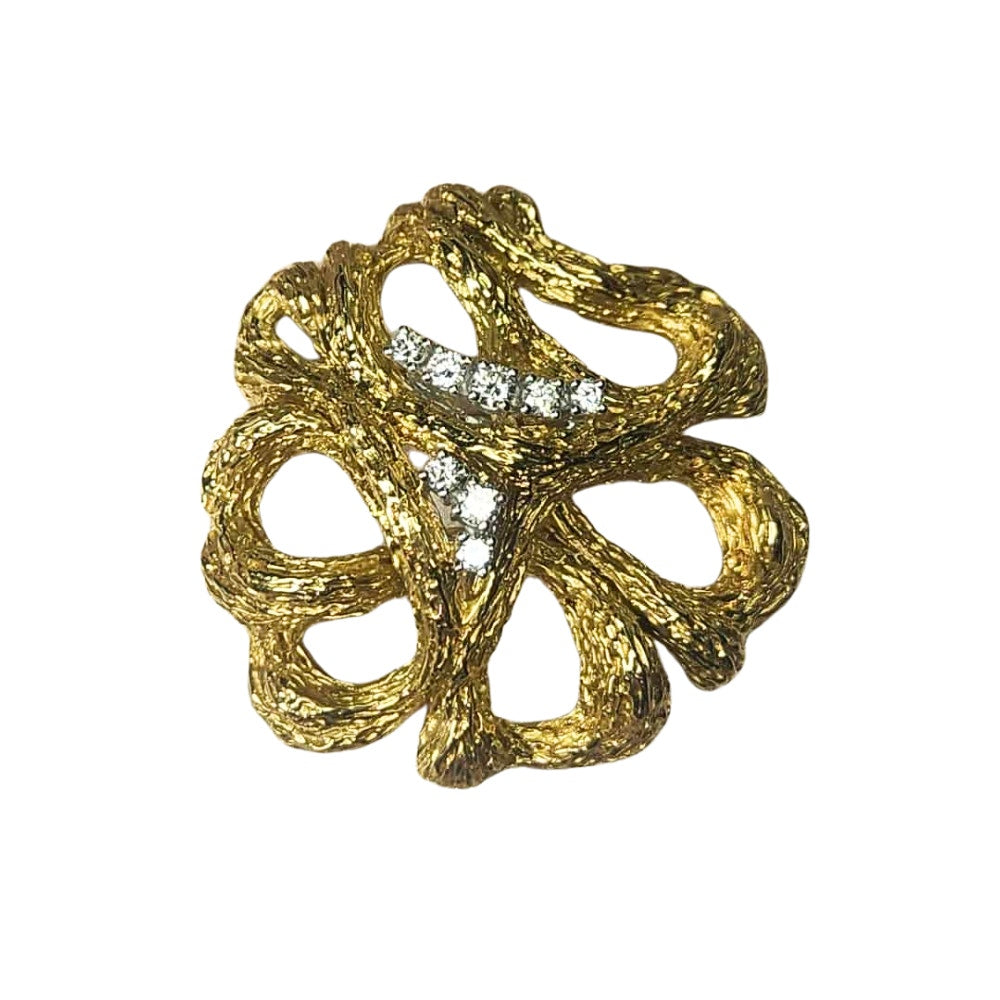 Carl F. Bucherer 18K Diamond Brooch