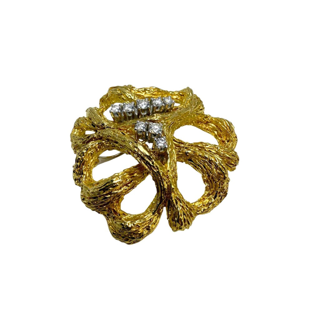 Carl F. Bucherer 18K Diamond Brooch