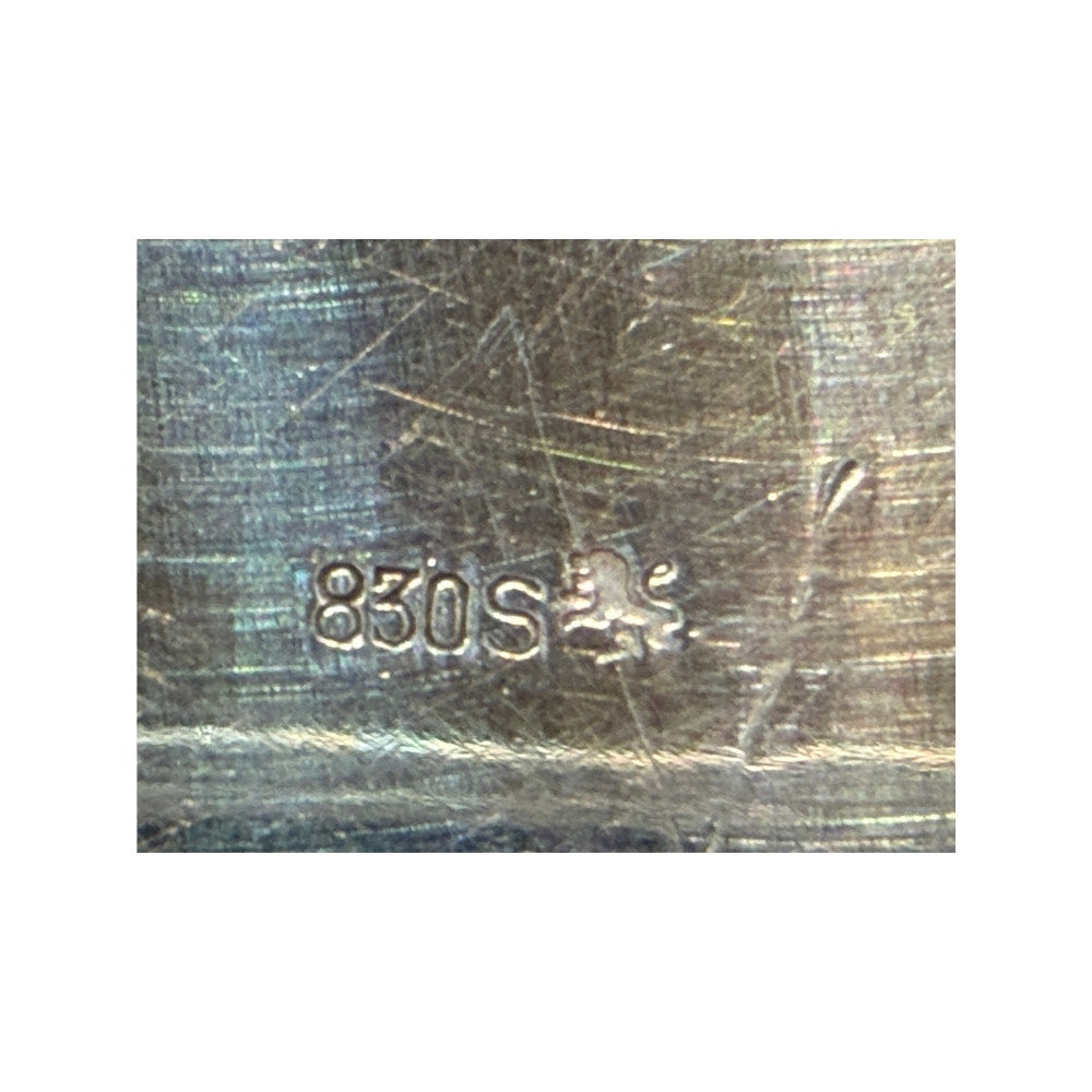 Norsk Filigransfabrikk Norwegian Continental Silver Covered Serving Dish with Lid