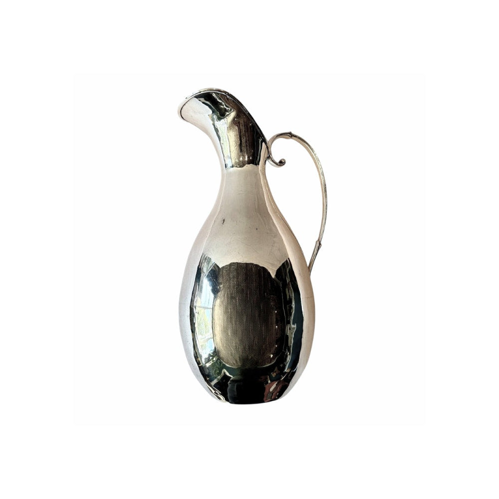 Elegant Mid-Century Mexican Sterling Silver Pitcher
