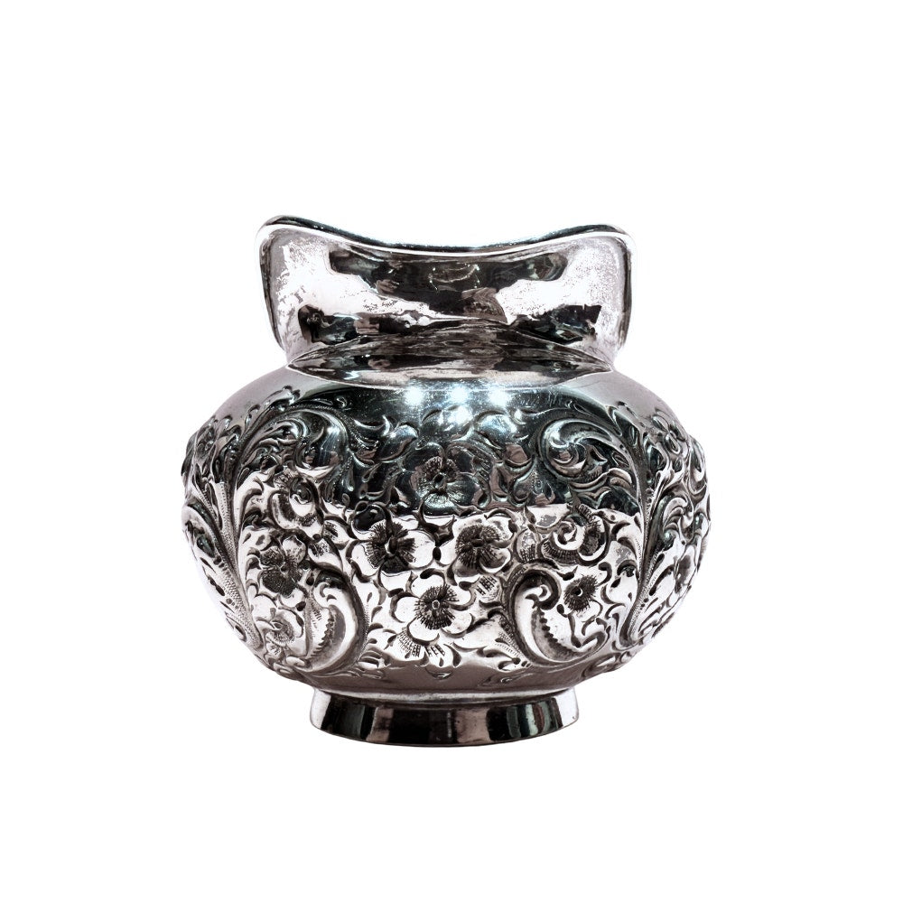 J. F. Fradley & Co. Floral Sterling Silver Creamer
