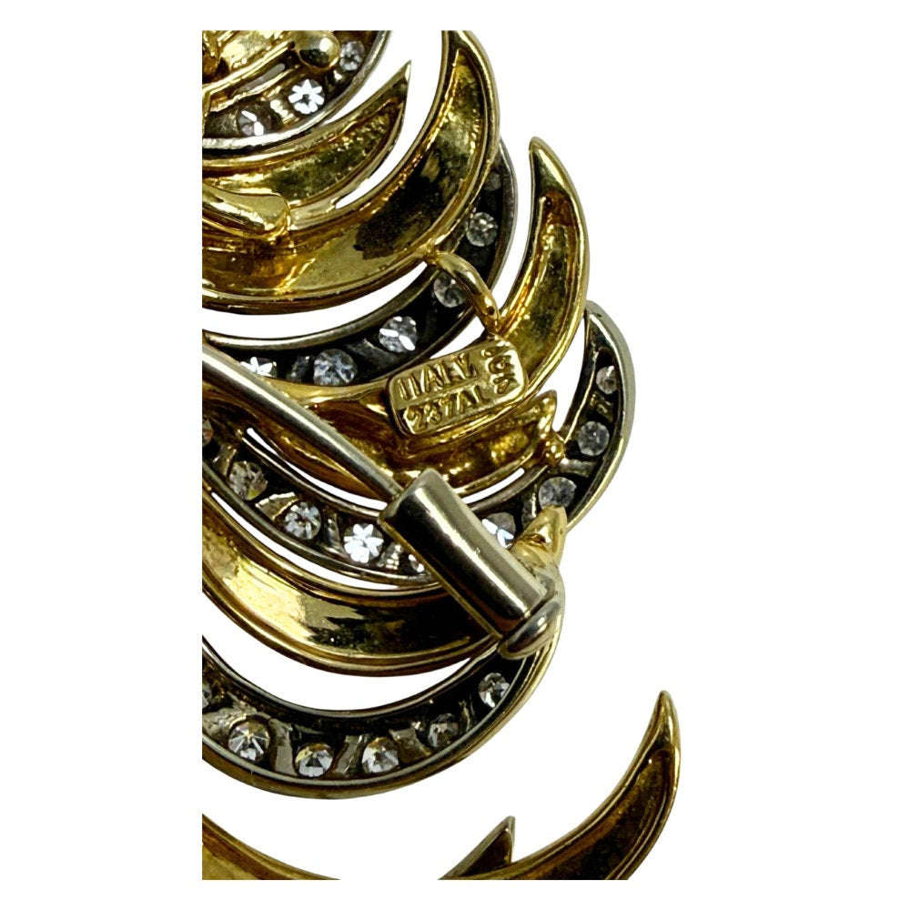 18K Garavelli Diamond, & Ruby Rooster Brooch