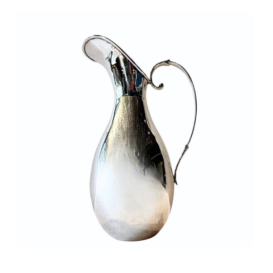 Elegant Mid-Century Mexican Sterling Silver Pitcher