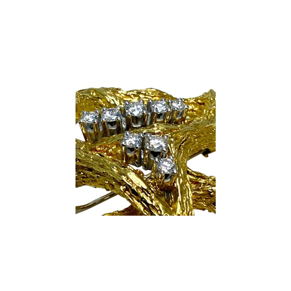 Carl F. Bucherer 18K Diamond Brooch